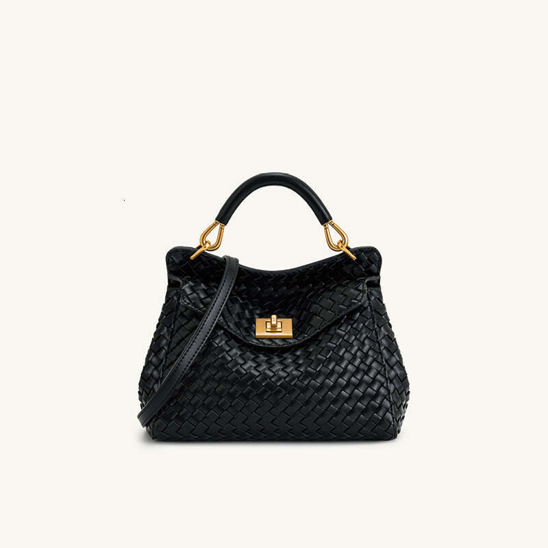 JW PEI Niche Fashion Lucia Lock Genuine Leather Single Shoulder Crossbody Bag High-End Versatile Handbag