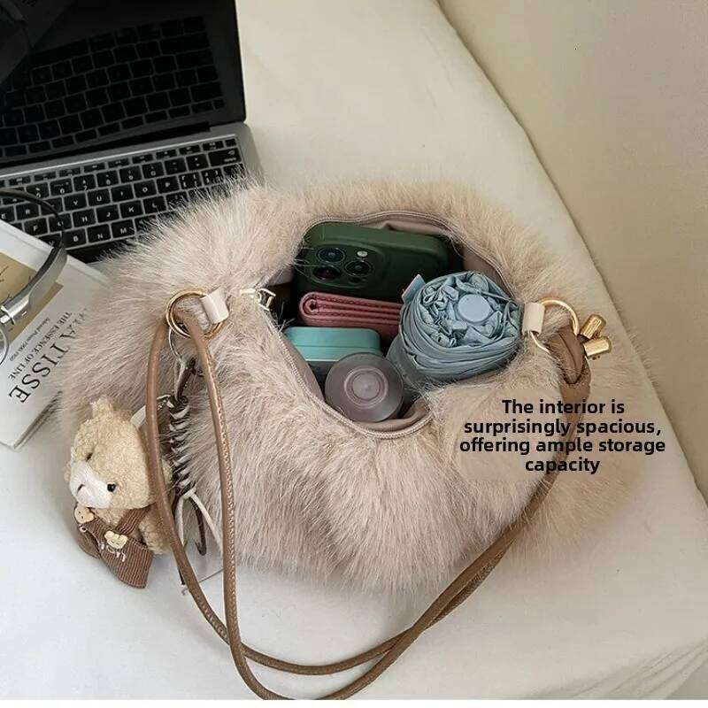 Retro fashion crossbody versatile large capacity single shoulder highend niche bucket bag C260204