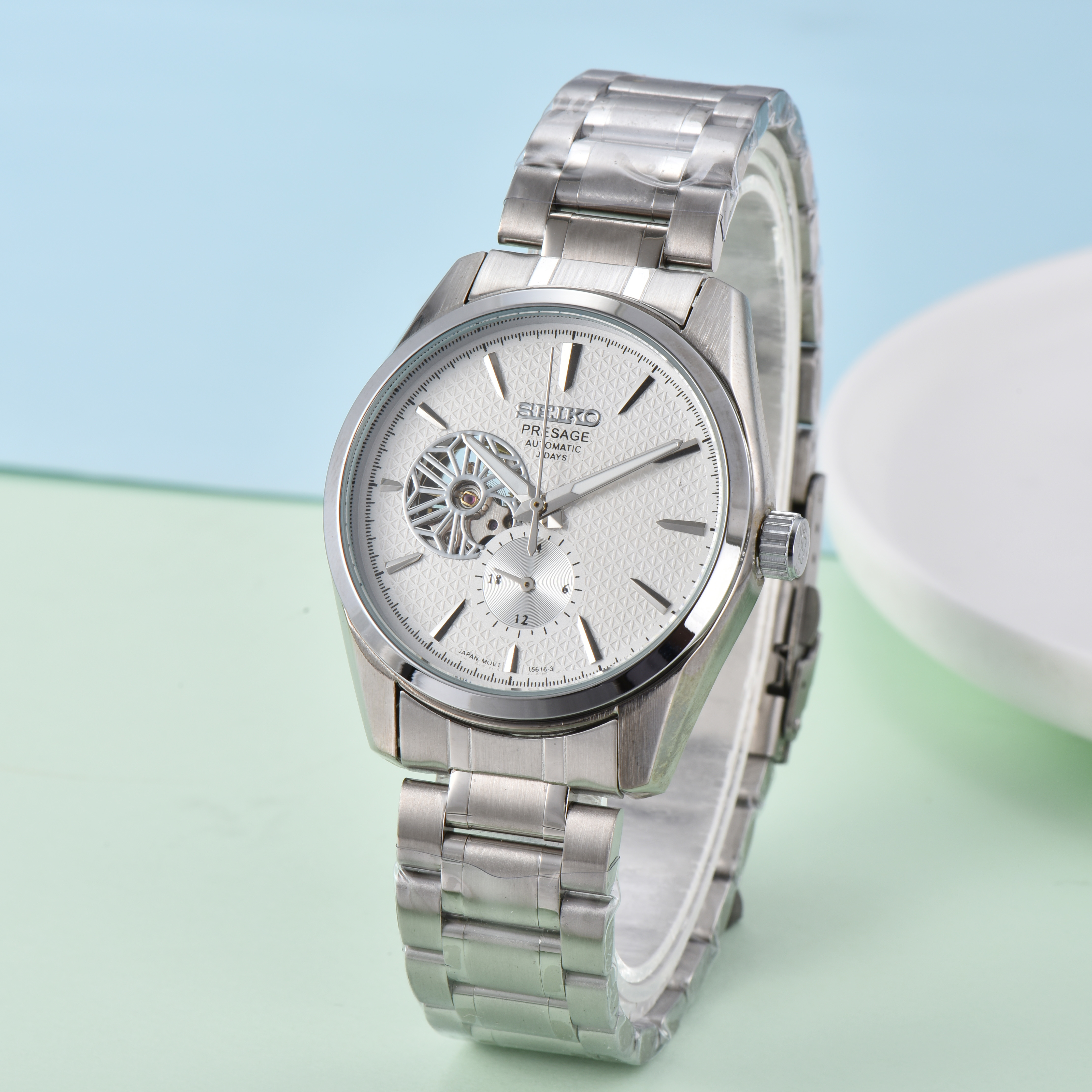 Mens SEIKOity Automatic Movement watch multifunction Wristwatch Designers Men Watches Stainless Steel Wristwatches Montre de luxe #275
