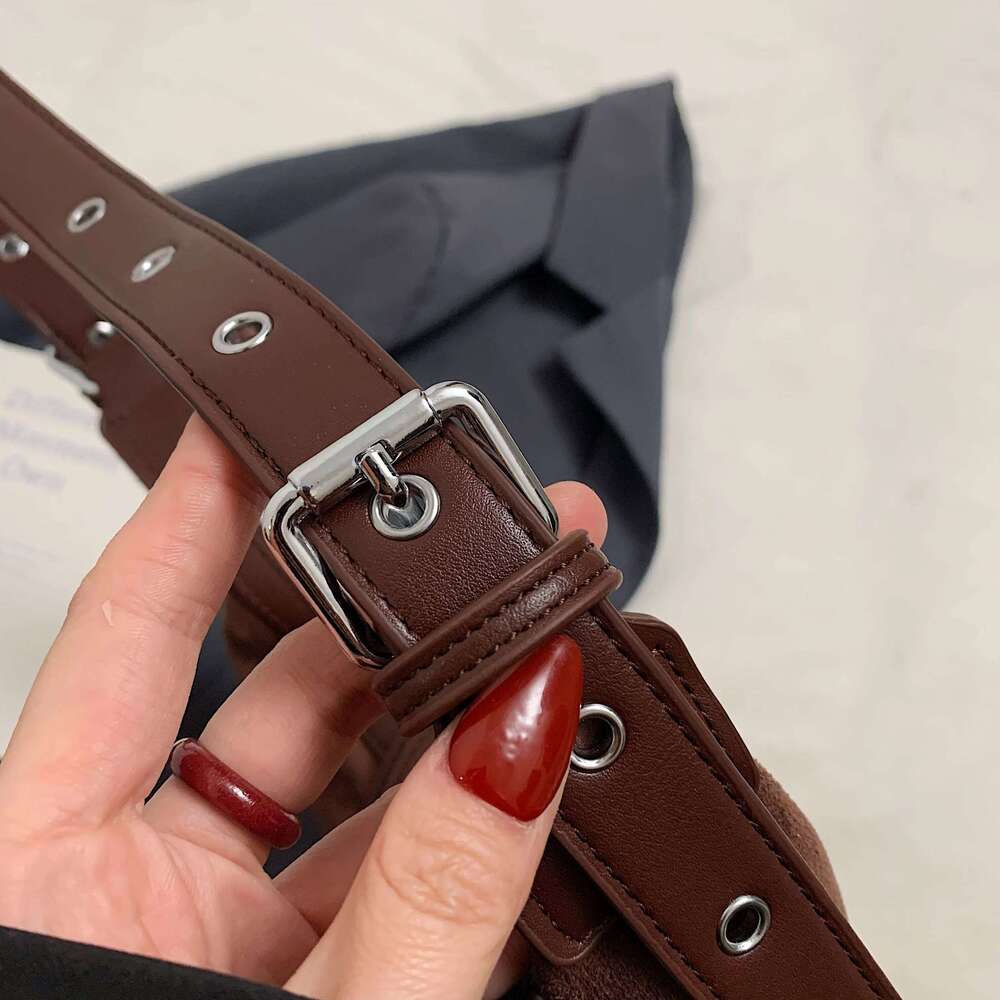 Faux Suede Leopard Shoulder Women New In 2025 PU Leather Vintage Handbags French Style Fashion Female Bags Designer Package C260204