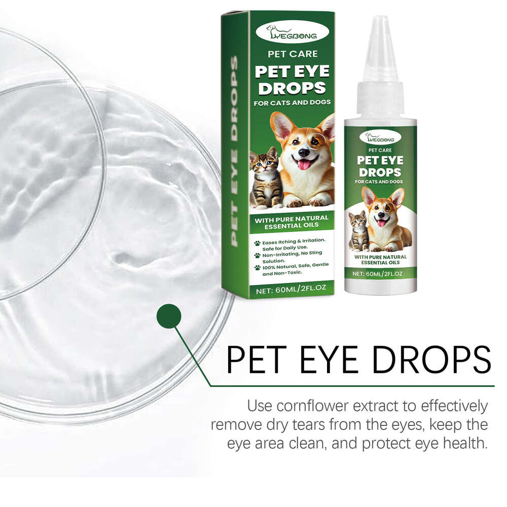 Yegbong Dog Tear Stain Pet Drops Cat Eye Cleaning Supplies S260203