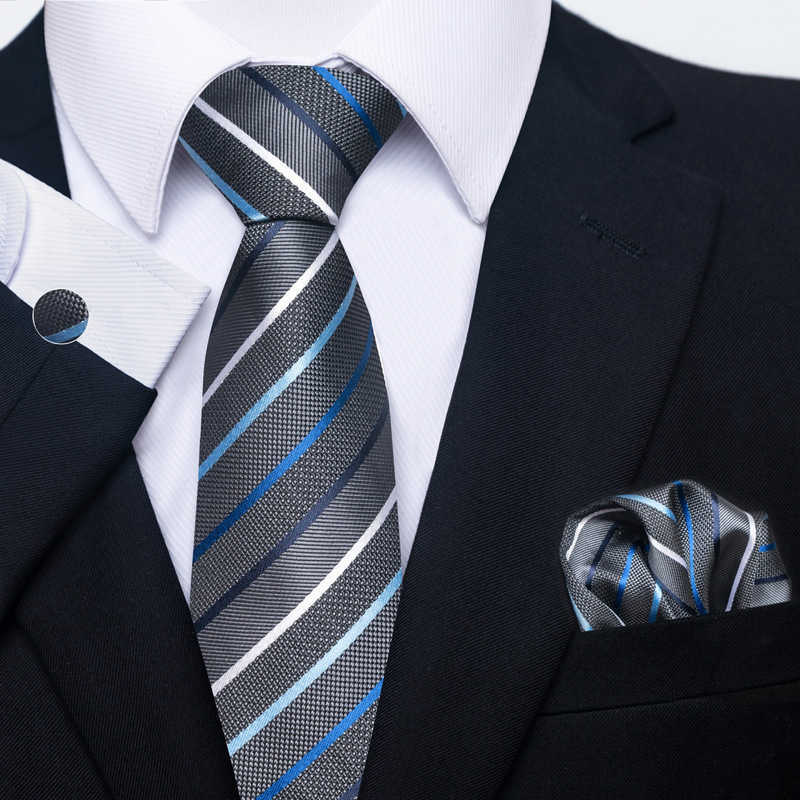 Paisley pattern men's wedding suit tie pocket towel cufflink set H250820