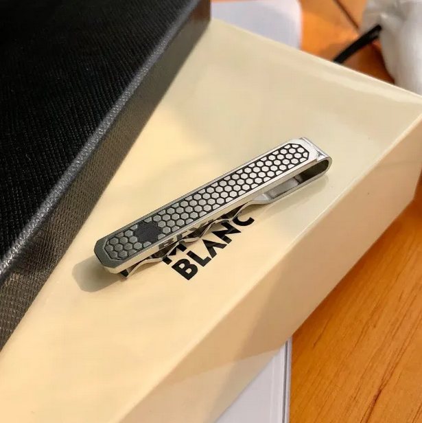 Charm Man shirt Tie Accessories Tie Clasps Tacks set Montblancs Brand elegant Gentleman cufflink MB Designer Tie Clips with gift box