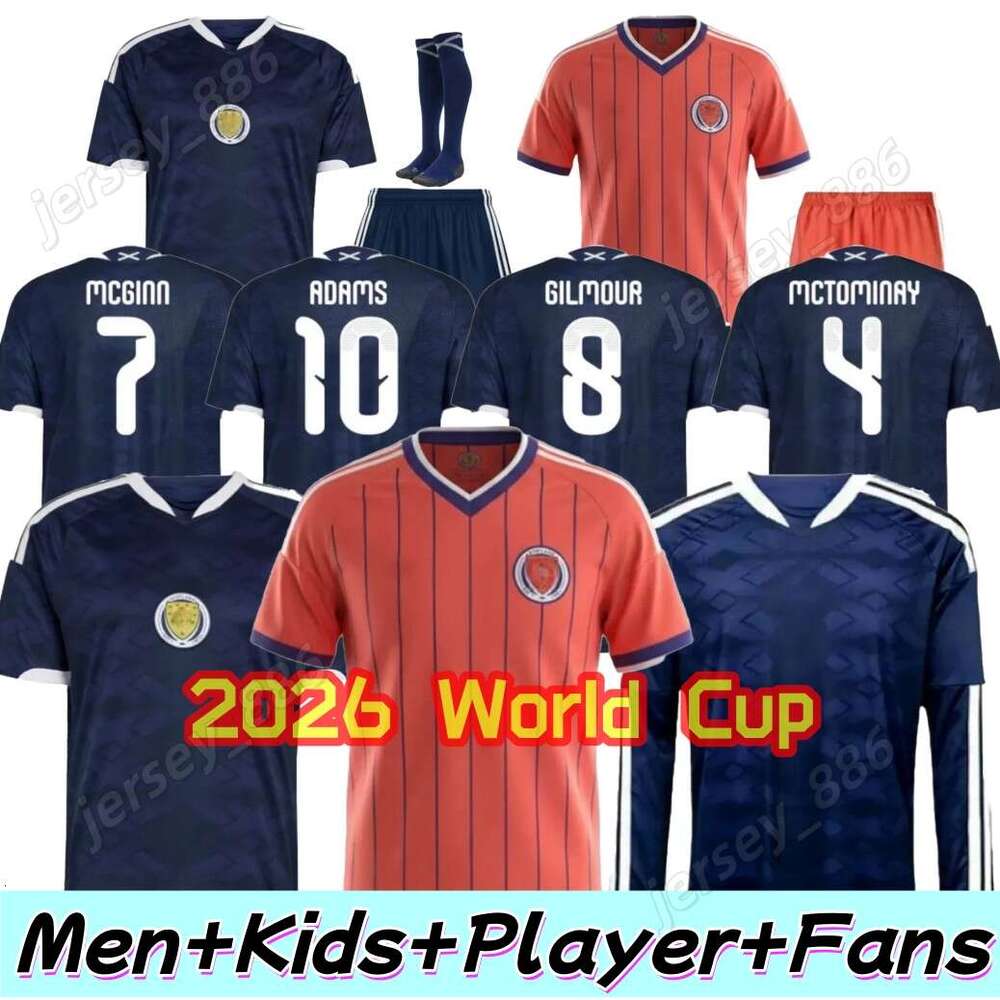 2026 world cup scotland Soccer Jerseys McTominay TIERNEY ROBERTSON shirt CHRISTIE McGREGOR McGINN McKENNA men kids kit scotland football top