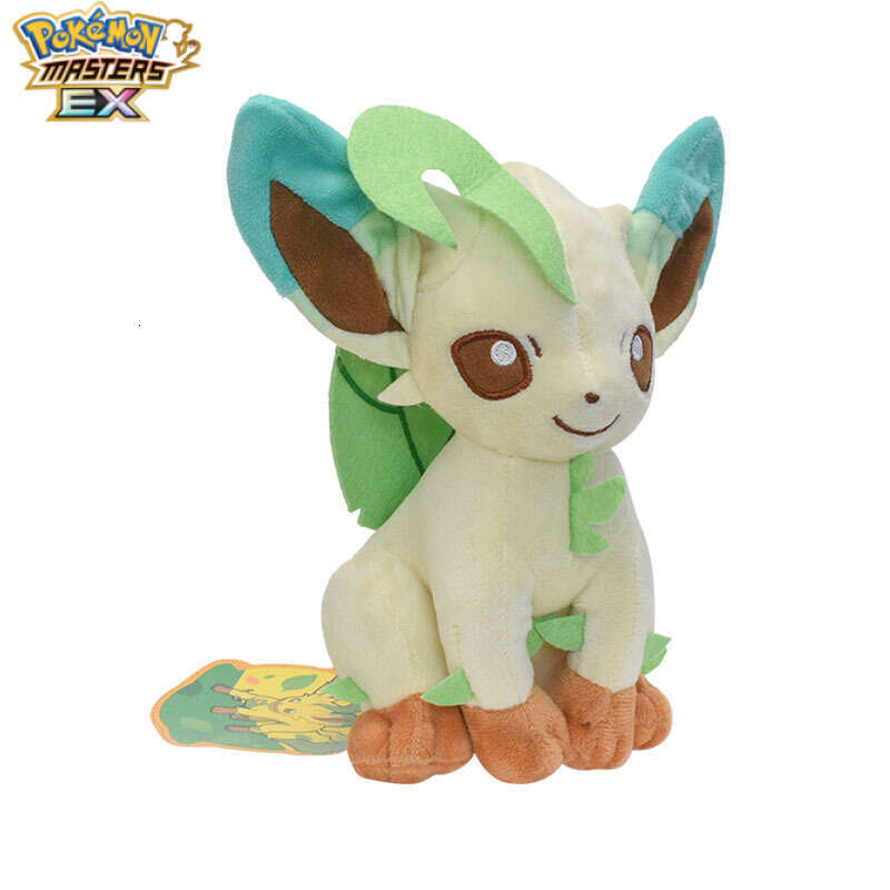 20cm Small Size 9 Sitting Posture Fire Water Sun Fairy Grass Moon Eevee Plush Doll High Quality with Tag L260204