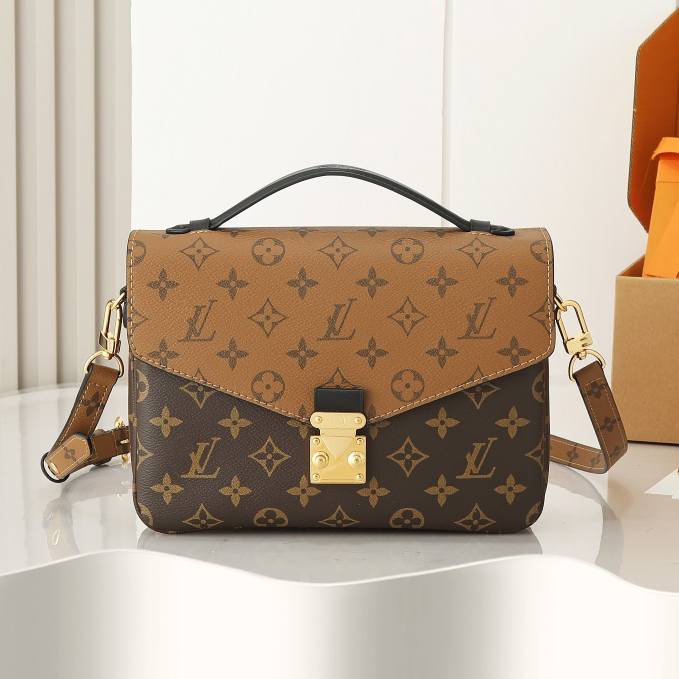 Designer Bag Vintage Luxury Shoulder Bag Flower Leather Purse Fashion Wallet Letter Crossbody Bag Classic Handbag Women Causal Daily Outfit Totes