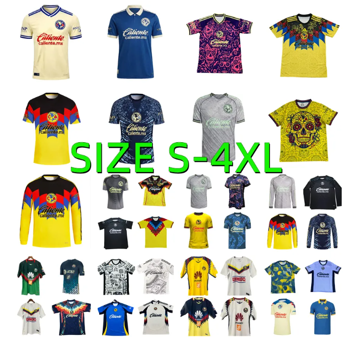 23 24 25 26 27 Liga MX Club America Soccer Jerseys 2026 2027 R.JUAREZ E. SANCHEZ R. AGUIRRE A. ZENDEJAS FIDALGO B. RODRIGUEZ J.DOS SANTOS K. ALVAREZ I.REYES HENRY Football Shirt