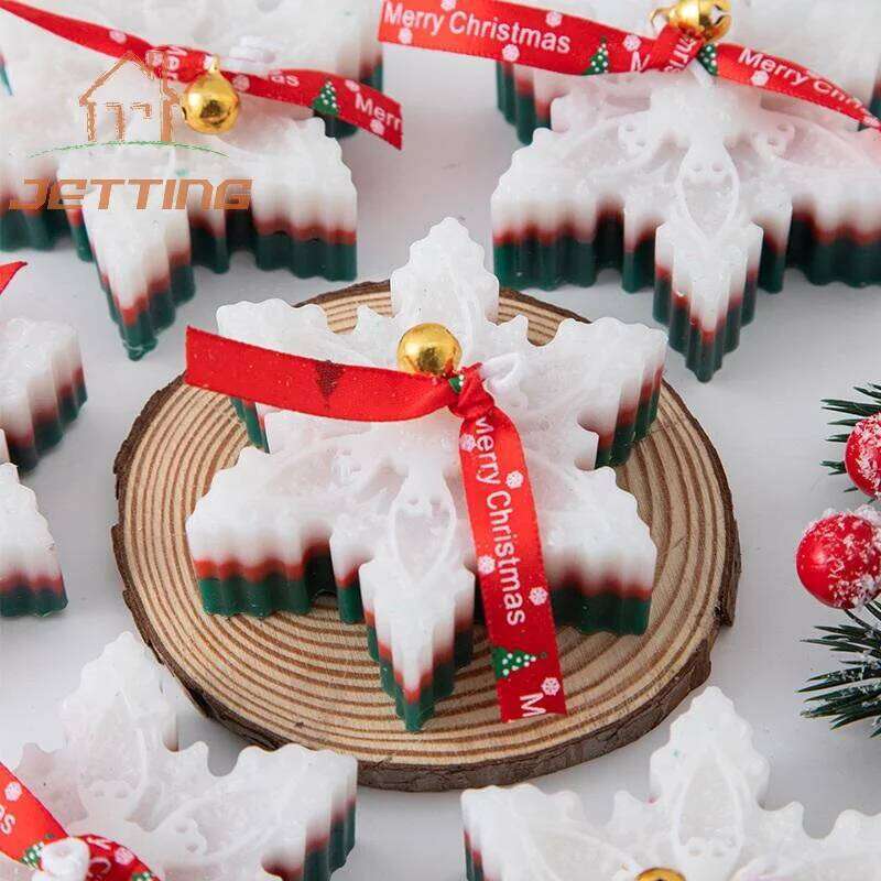 Christmas Souvenirs Snowflakes Aromatherapy Candles Winter Creative Home Decorations Holiday Gifts S260204
