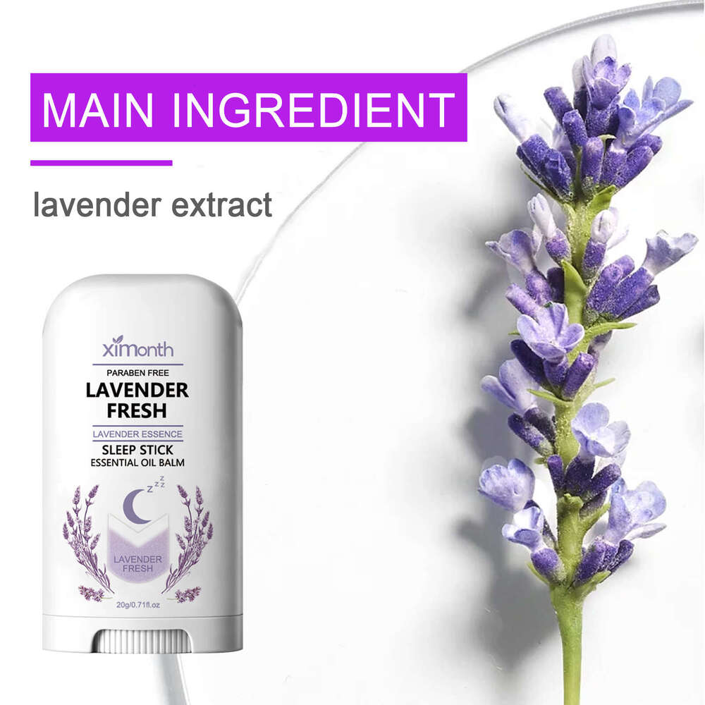 Ximonth Lavender Relieves Physical Fatigue Helps Body Care Sleep Stick S260203