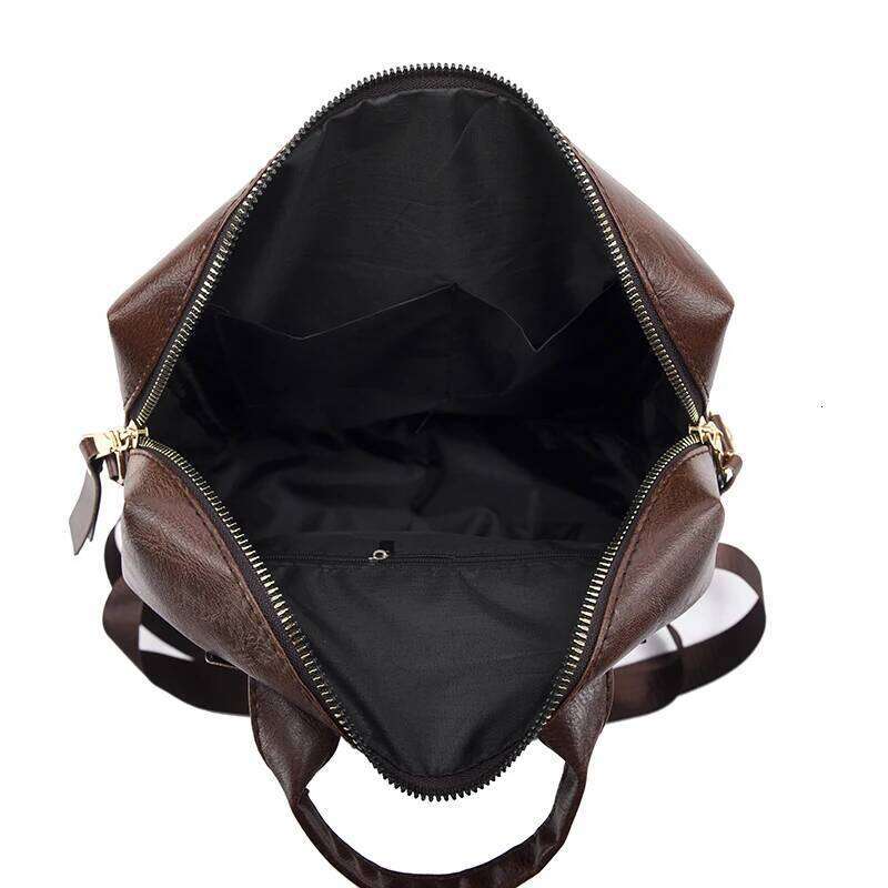 2023 New Women High Quality Leather Backpack Multifunction Shoulder School Bags for Teenager Girls Bagpack Mochila Z260204