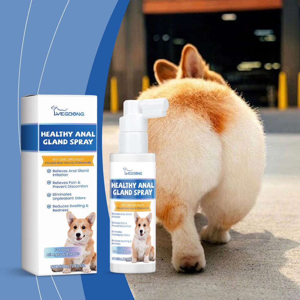Yegbong Dog Anal Gland Spray Gentle Ingredients Fresh Clean Odor Removal After Poop Care S260203