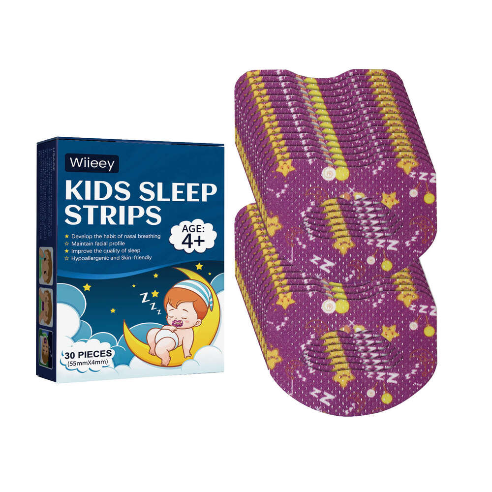 Wiieey Correction Anti-Mouth Opening Sleep Snoring Nighttime Breathing Mouth Closure Patch for Children S260203