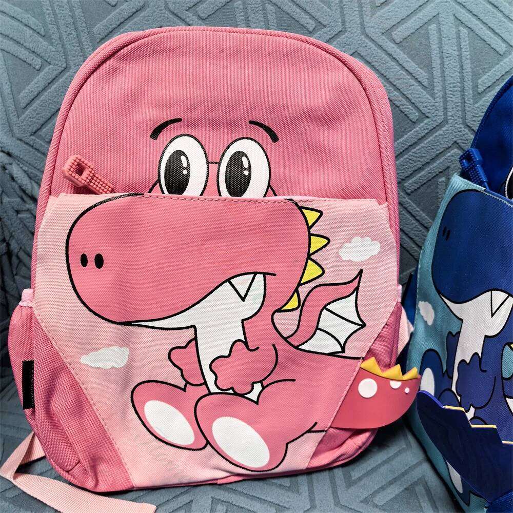 2023 New Kindergarten Personalized Name Cartoon Dinosaur Cute Backpack Customized Children's Day Gift Bags Z260202