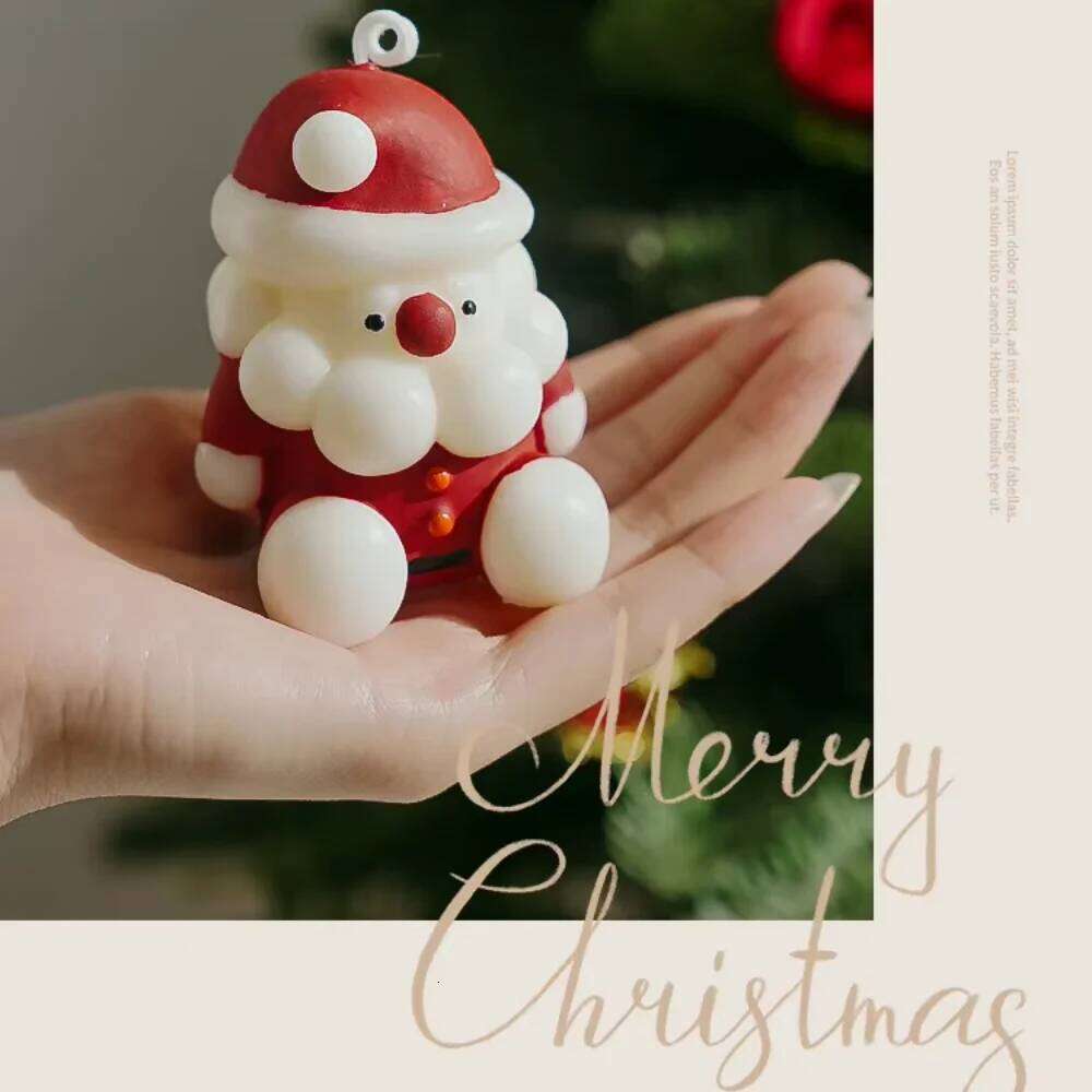 candles - decorations, soy wax, burning time 8-12 hours, ideal for holiday celebrations and gifts, Christmas S260204 51b