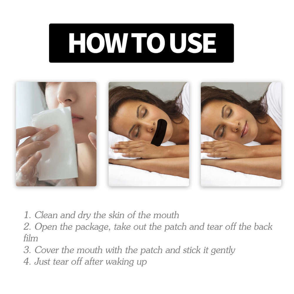 EELHOE Mouth Opening and Closing Patch Anti-Snoring Sleep Aid for Adults S260203