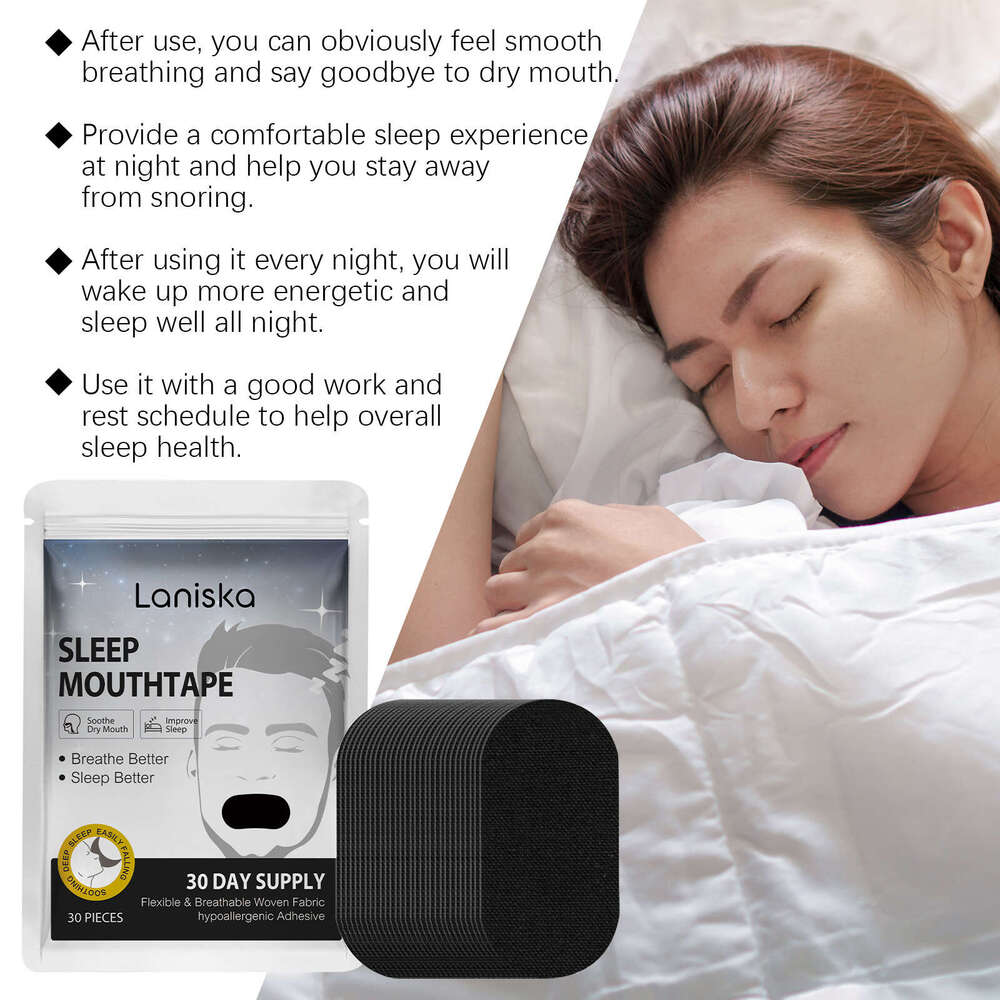 Laniska Anti-Snoring Relieve Snoring Gentle Care Nighttime Rest Calm Comfort Sleep Patch S260203