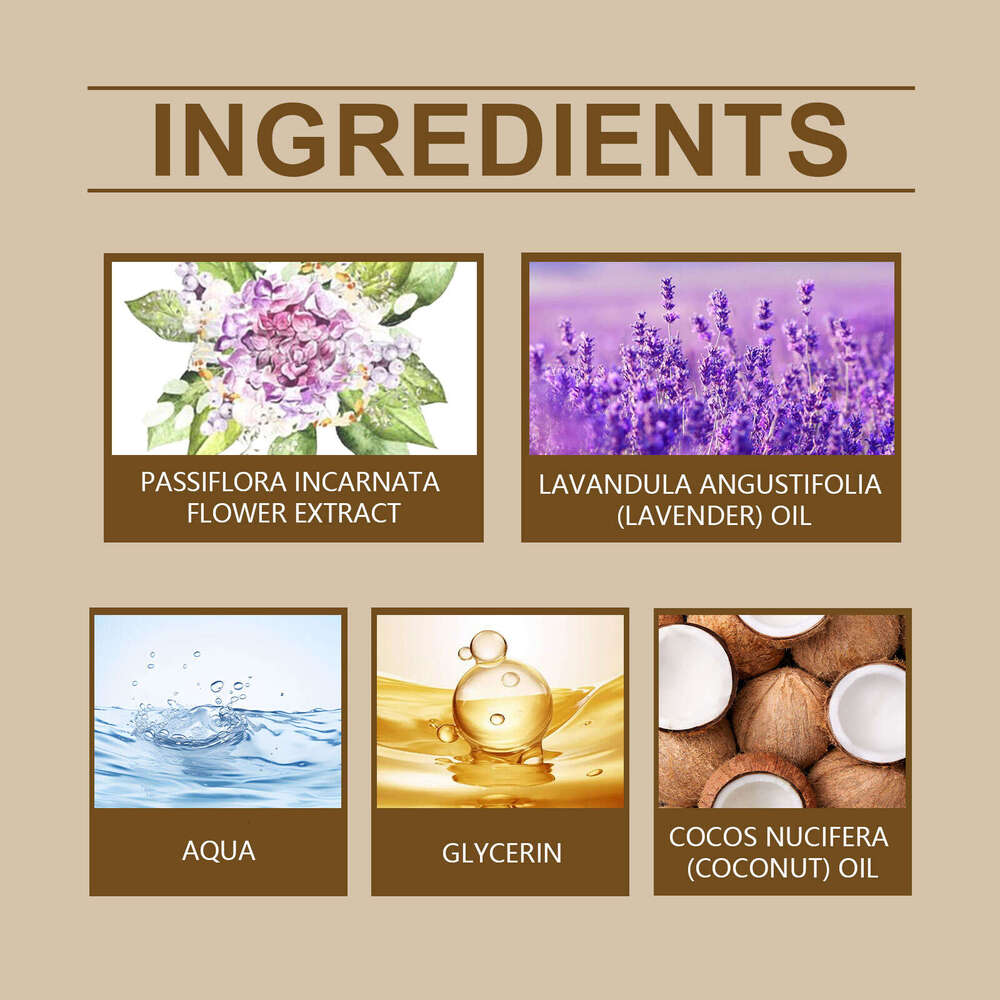 WoodSleep Passionflower Plant Essential Oil Fresh Flower Essence Massage Helps Quiet Sleep Moisturizes Skin S260203