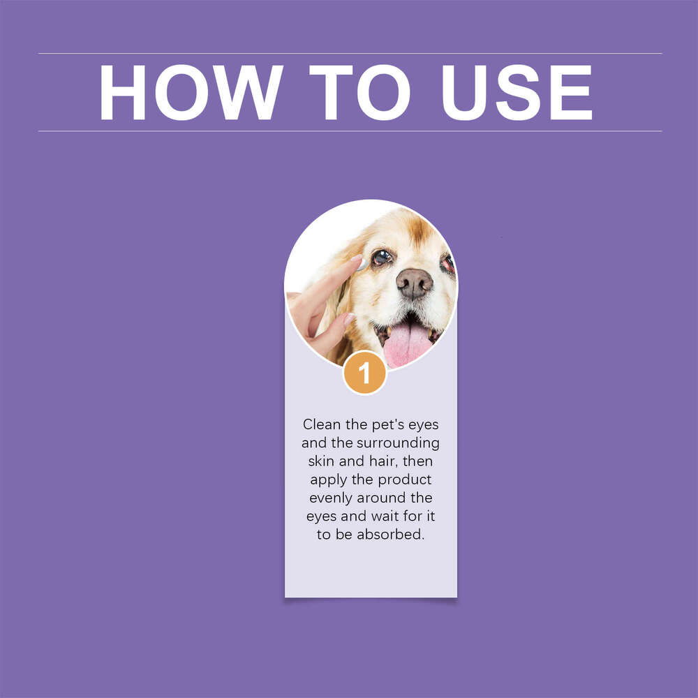 Yegbong Pet Gentle Cleaning Gunk Tear Stain Moisturizing Care Dog Eye Ointment S260203