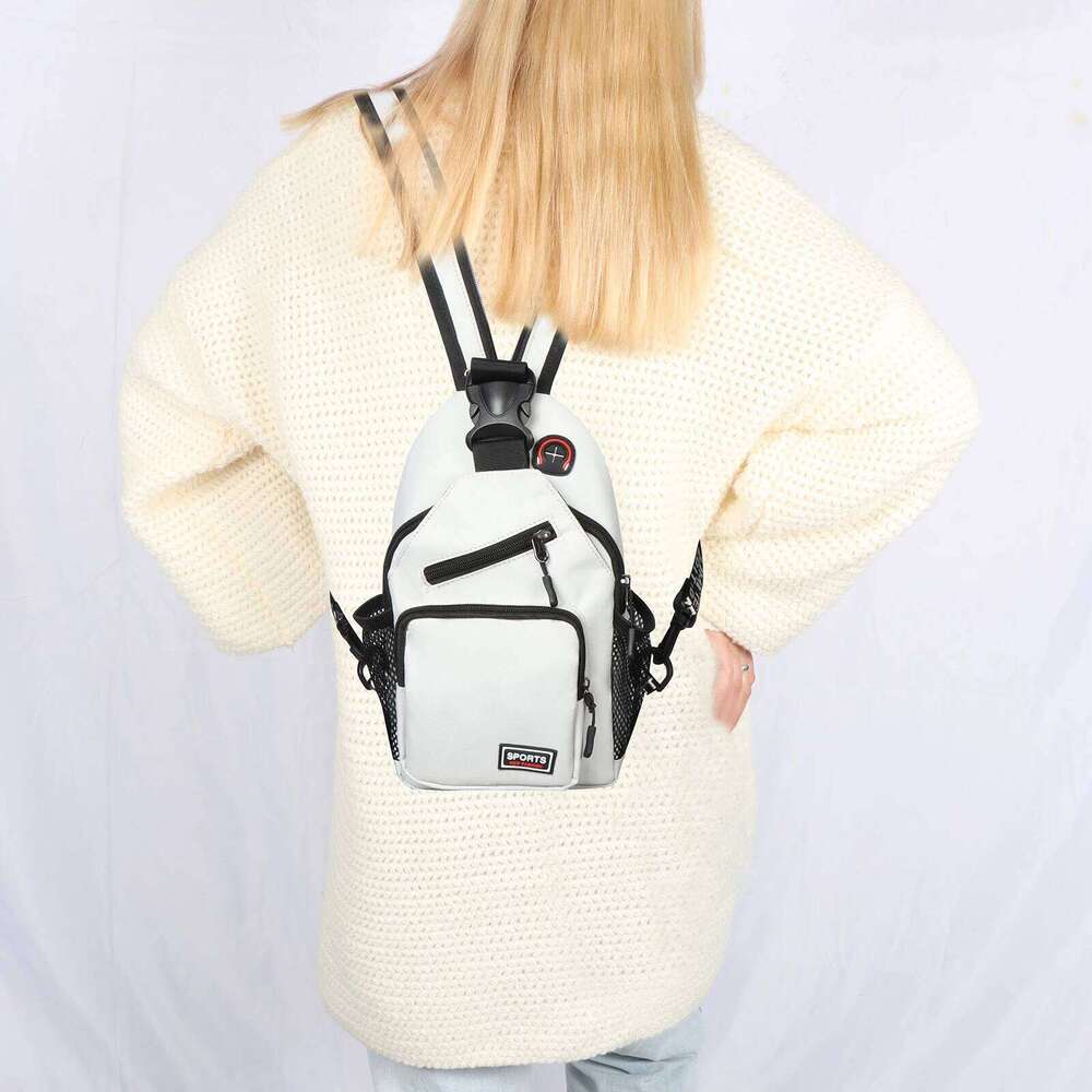 Geestock Convertible 2 in1 Small Sling Backpack Women Crossbody Daily Waterproof Chest Bag for Travel Hiking Z260202