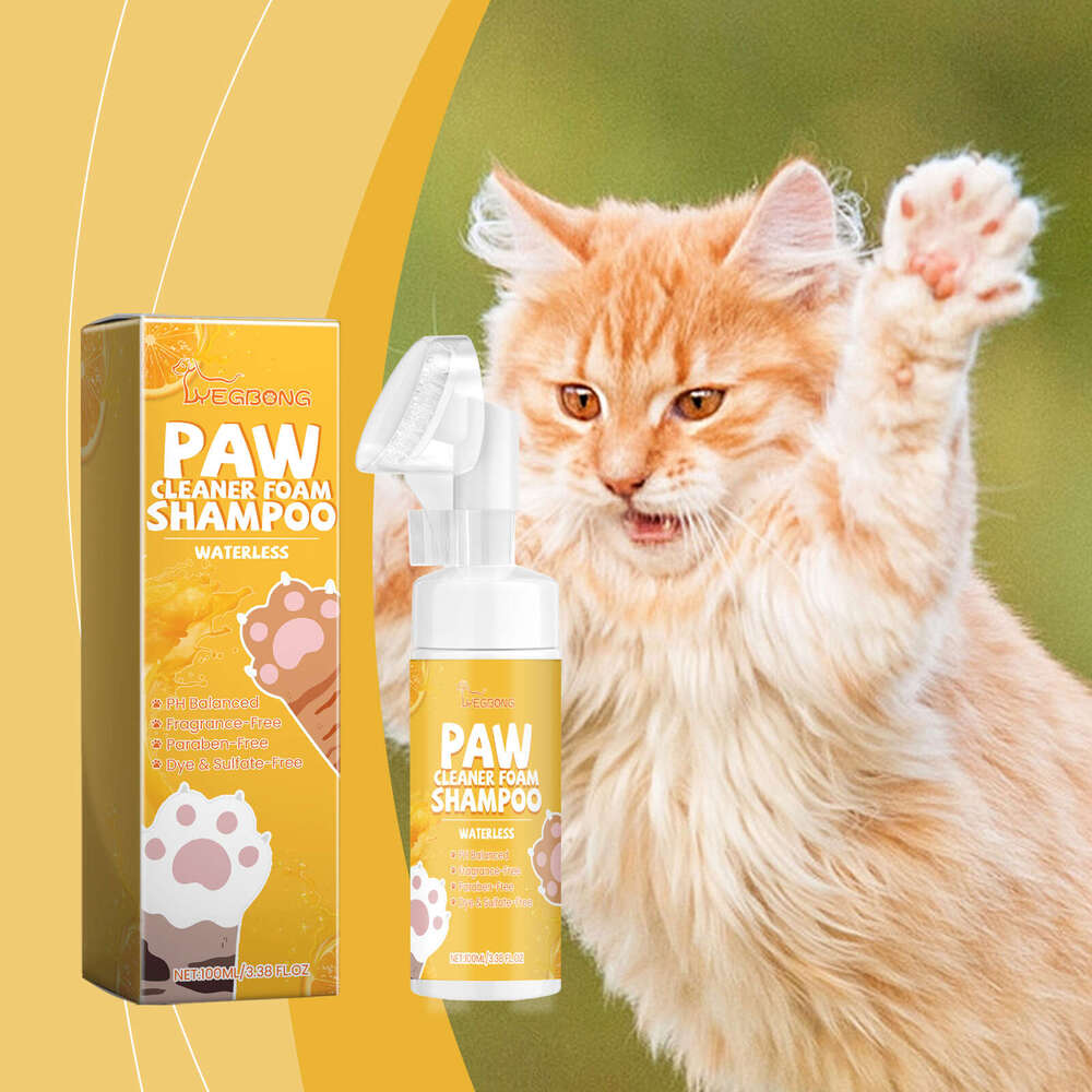 Yegbong Paw Foam Cleaner Pet Cleaning Care Moisturizing Nourishing for Cats and Dogs Paws S260203