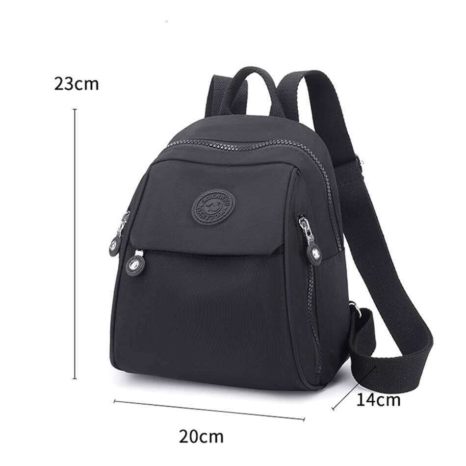 New Women's Waterproof Casual Travel Bagpack for Teenage Girl High Quality Nylon Rucksack School Bookbag Small Backpack Z260204