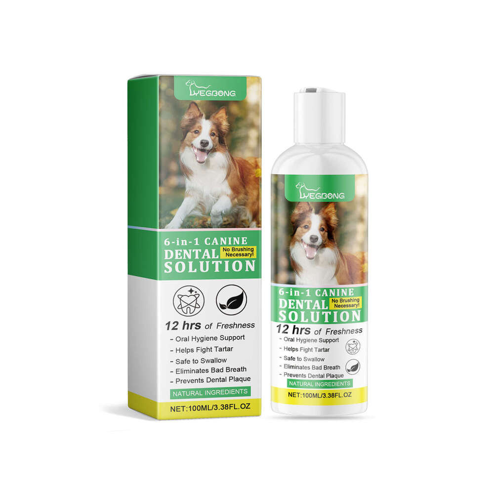 Yegbong Pet Oral Water for Dogs, Cleans Teeth, Tartar, Odor, Long-lasting Fresh Care S260203