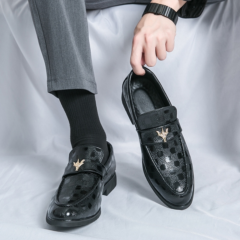 Free Shipping Designer Dress Shoes Classic Mens Leather Loafers for Everyday Wear