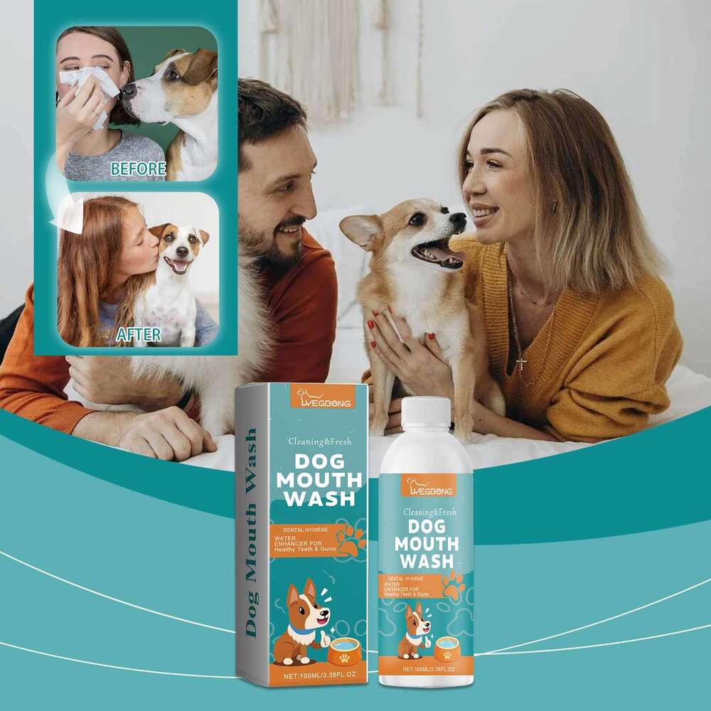 Yegbong Pet Oral Hygiene Cleaning Tartar Odor Dog Mouthwash S260203