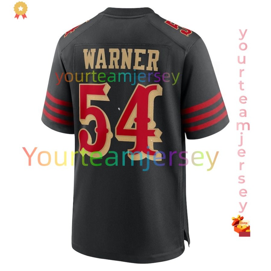 Yourteamjersey custom Purdy Christian McCaffrey Deommodore Lenoir George Kittle Nick Bosa Fred Warner Mykel Williams Kyle Juszczyk shxinet Football Jersey