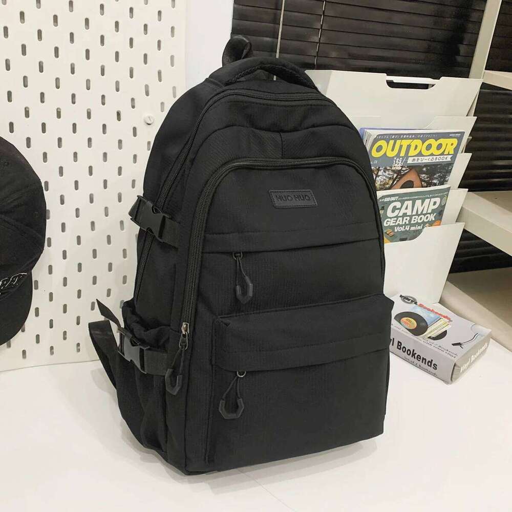 Schoolbag Unisex New Japanese Simple Junior High School Student Large-Capacity Backpack Z260202