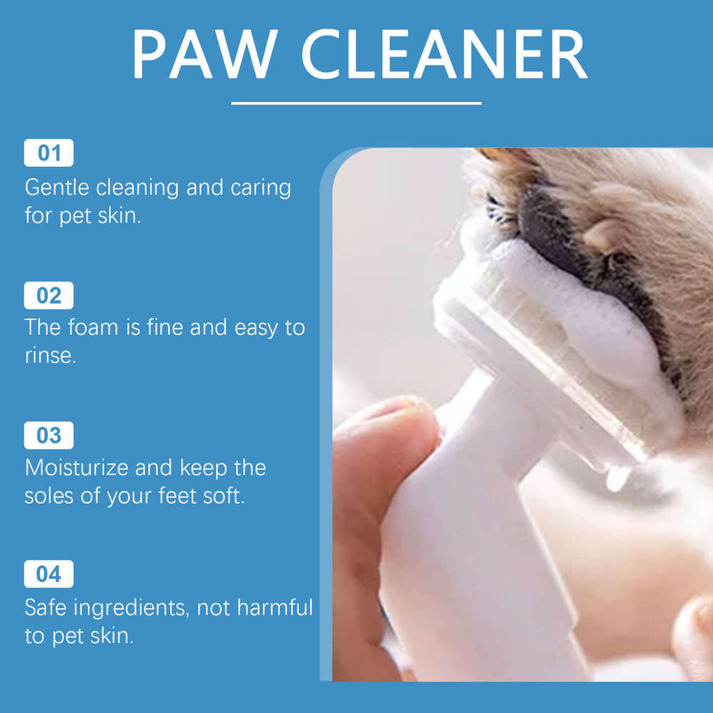 Yegbong Pet Cleaner Dog Cat Paw Cleaning Foam Foot Care S260203