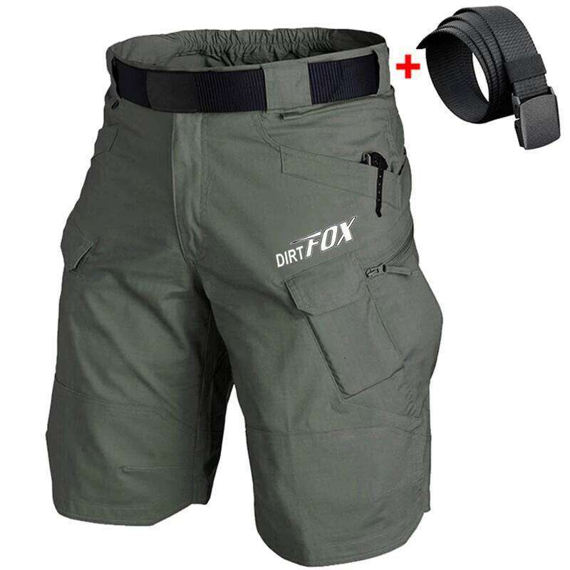 DIRTFOX Motorcycles Racing Bicycle Downhill Short Pants Mountain Bike Shorts Tactics Cargo Bottoms Culottes Pantaloni Mtb Enduro XJ260204