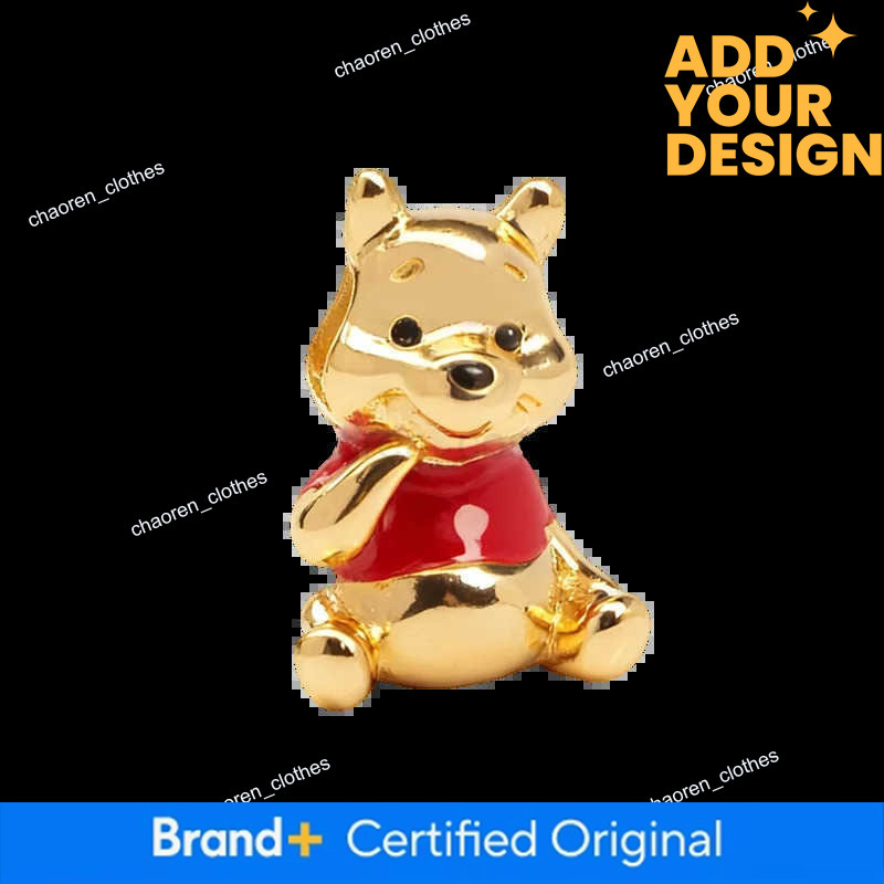 Disney New Sale Hot Toys Winnie the Pooh Series Designer Jewelry Charms Original Fit Bracelet Eeyore Piglet Tigger Beads Charm For Women luxury Jewelr