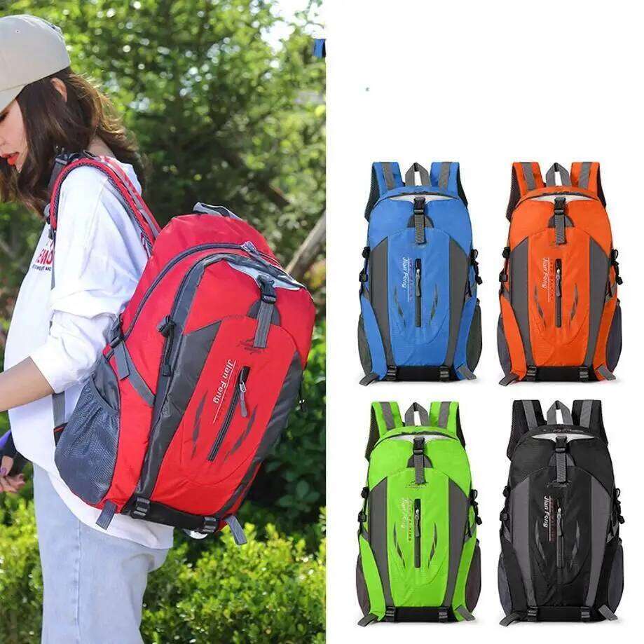 New 1 Pcs Outdoor Hiking Bag 40L Large Capacity Lightweight Travel For Men And Women Waterproof Riding Backpack Z260204