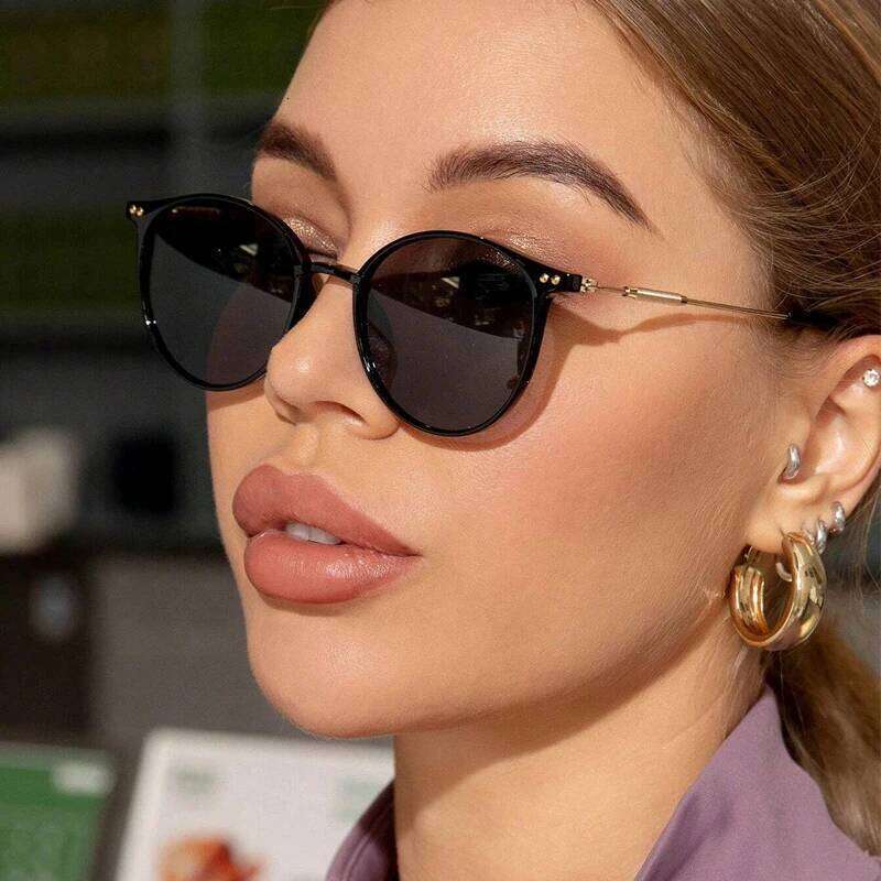 New Round Vintage Sunglasses Women Retro Luxury Designer Sun Glasses For Women's Sunglass Oculos De Sol Shades UV C260204