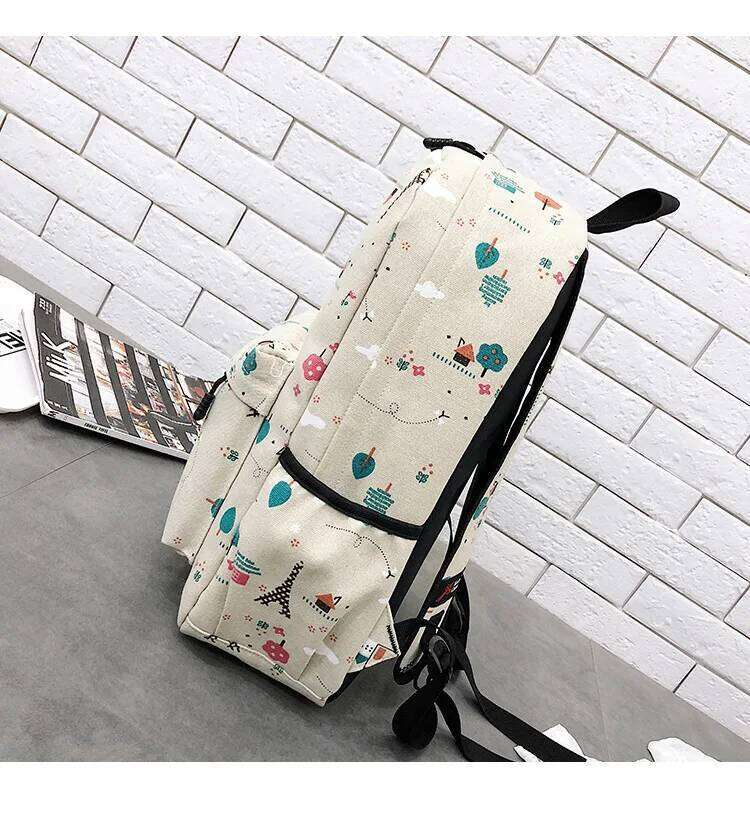 Fashion printing 2026 Women Leisure school bag Teenage Girl Bagpack Rucksack Knapsack Backpack For Female Z260202