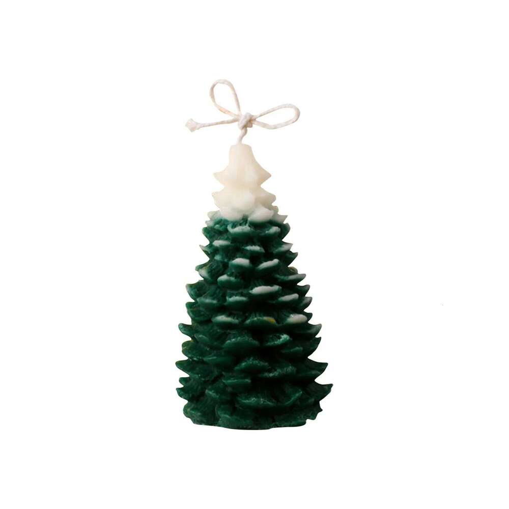 Aromatherapy Green Christmas Tree Party Festival Atmosphere Decoration Fragrance Candles S260204