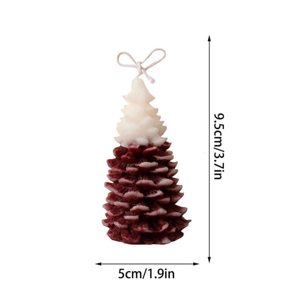 Aromatherapy Green Christmas Tree Party Festival Atmosphere Decoration Fragrance Candles S260204