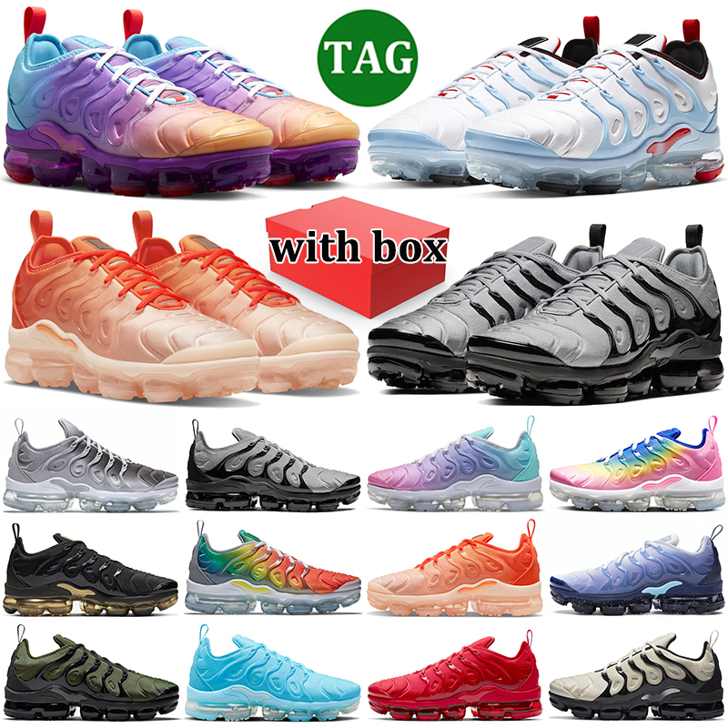 free shipping with box running designer shoes men women sneakers triple black white red navy blue grey mens womens durable outdoor sports vapormaxplus trainers