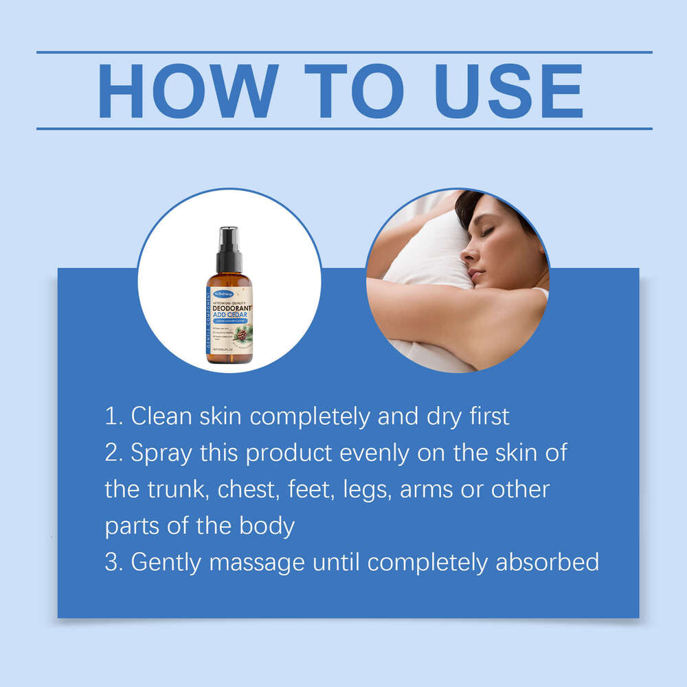 Woodsleep Magnesium Cedar Moisturizing Comfortable Long-lasting Fragrance Body Care Night Sleep Spray S260203