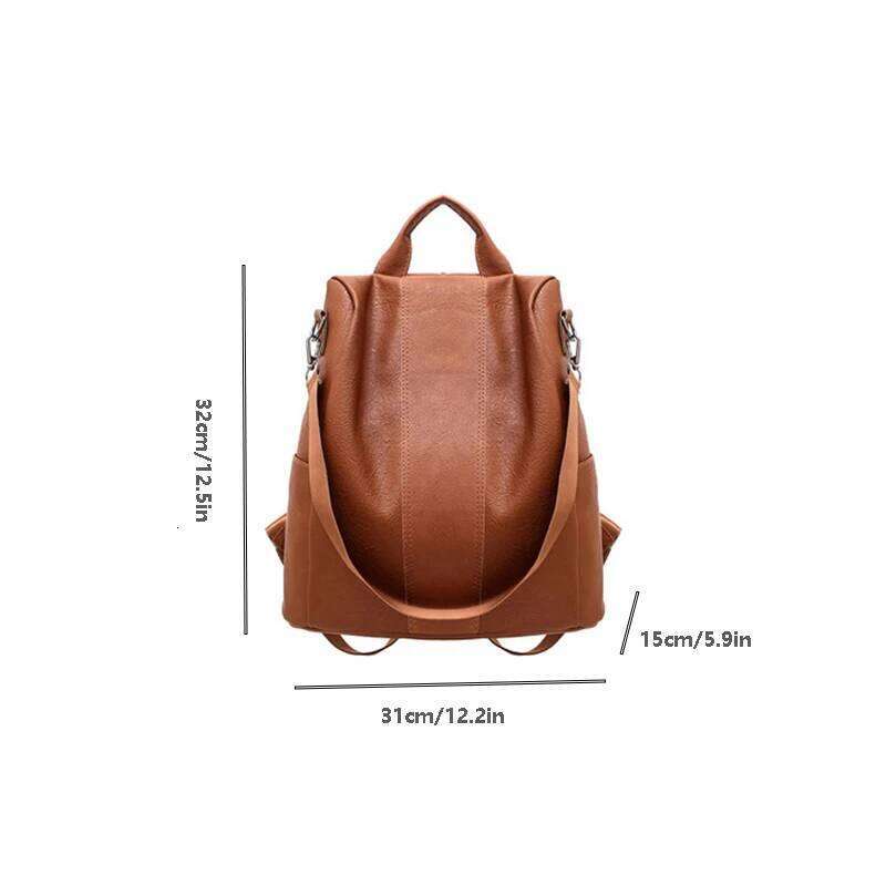 Women Backpack Purse Waterproof Nylon Anti-theft Rucksack Lightweight Shoulder Z260202