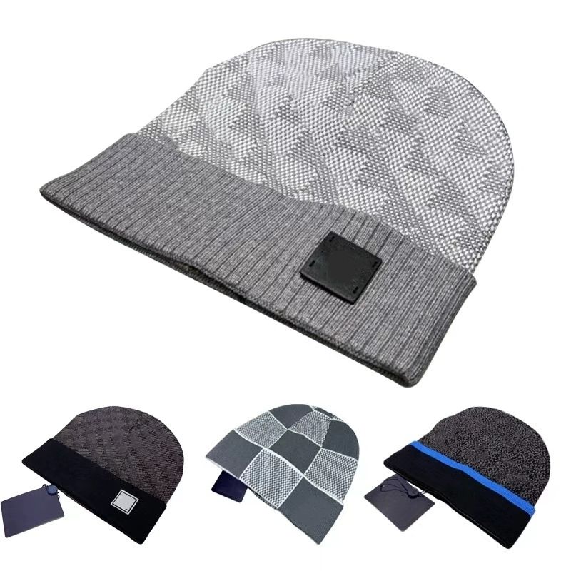 Bonnet luxe designer beanie knitted dressy Winter fashion caps autumn hats for mens skull outdoor womens hat cappelli travel skiing Knitted hat hot thick windproof