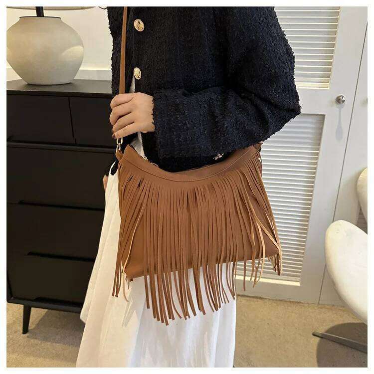 handbag women bags brands 2023 large capacity tassel bag C260204