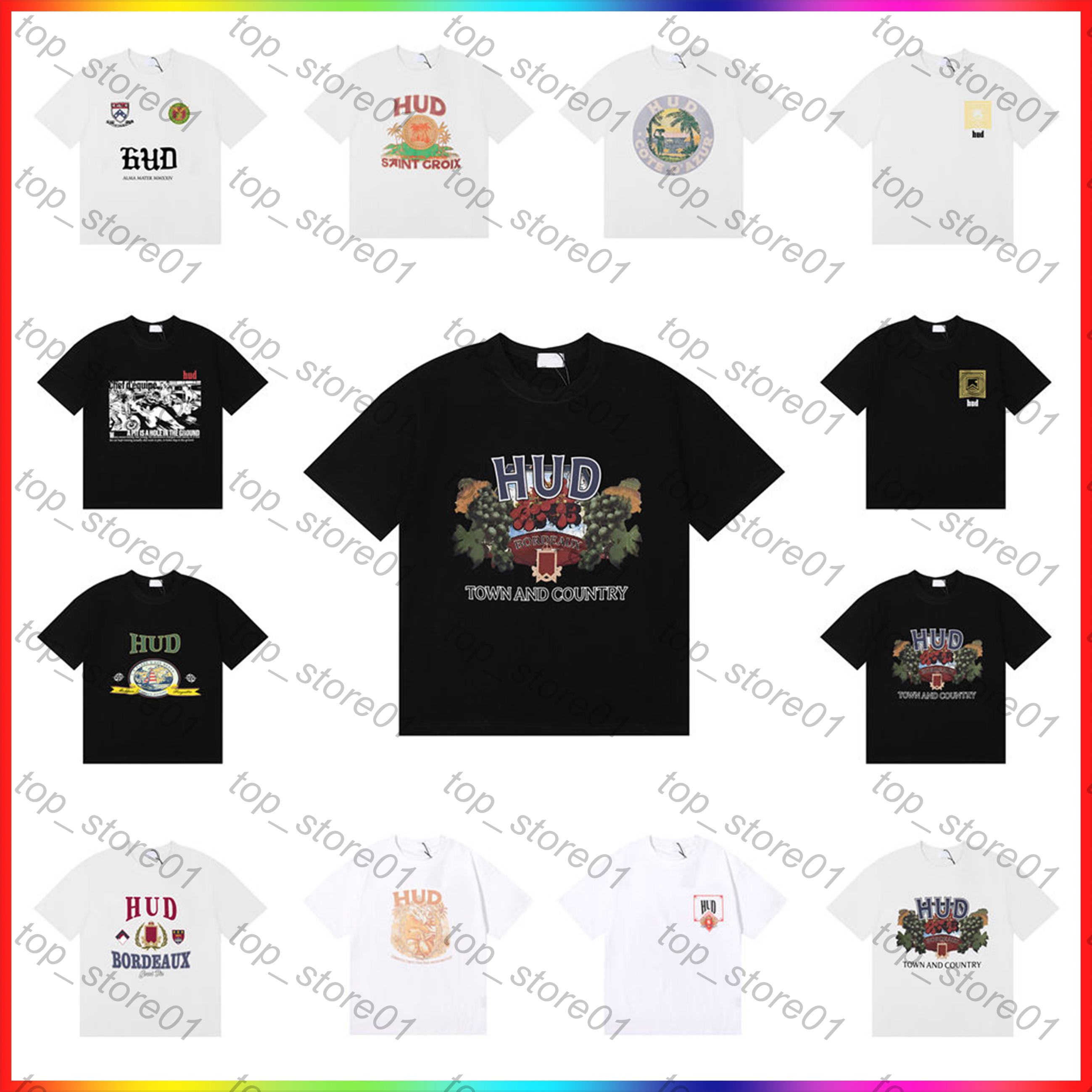 2026 designer clothes summer mens clothing fashion casual rhudetee classic trend letter print short sleeve graphic tee luxurys men women round neck rhudemen t shirt