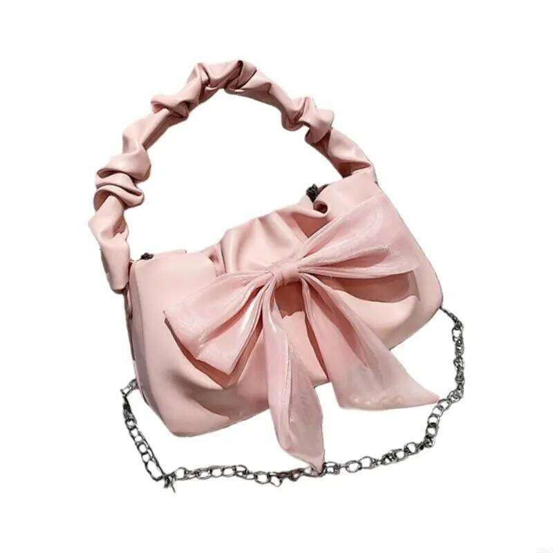 28GD Bows Shoulder for Women Crossbody Bag Top Handle Clutches Handbags Purses C260204