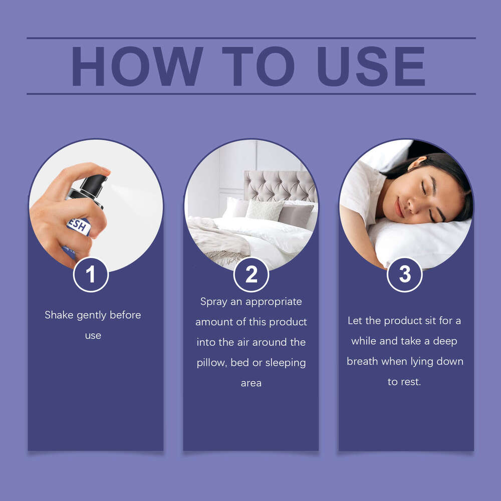 Houkea Fresh Herbal Essence Enjoy Nighttime Tranquility Moisturizing Body Sleep Care Spray S260203