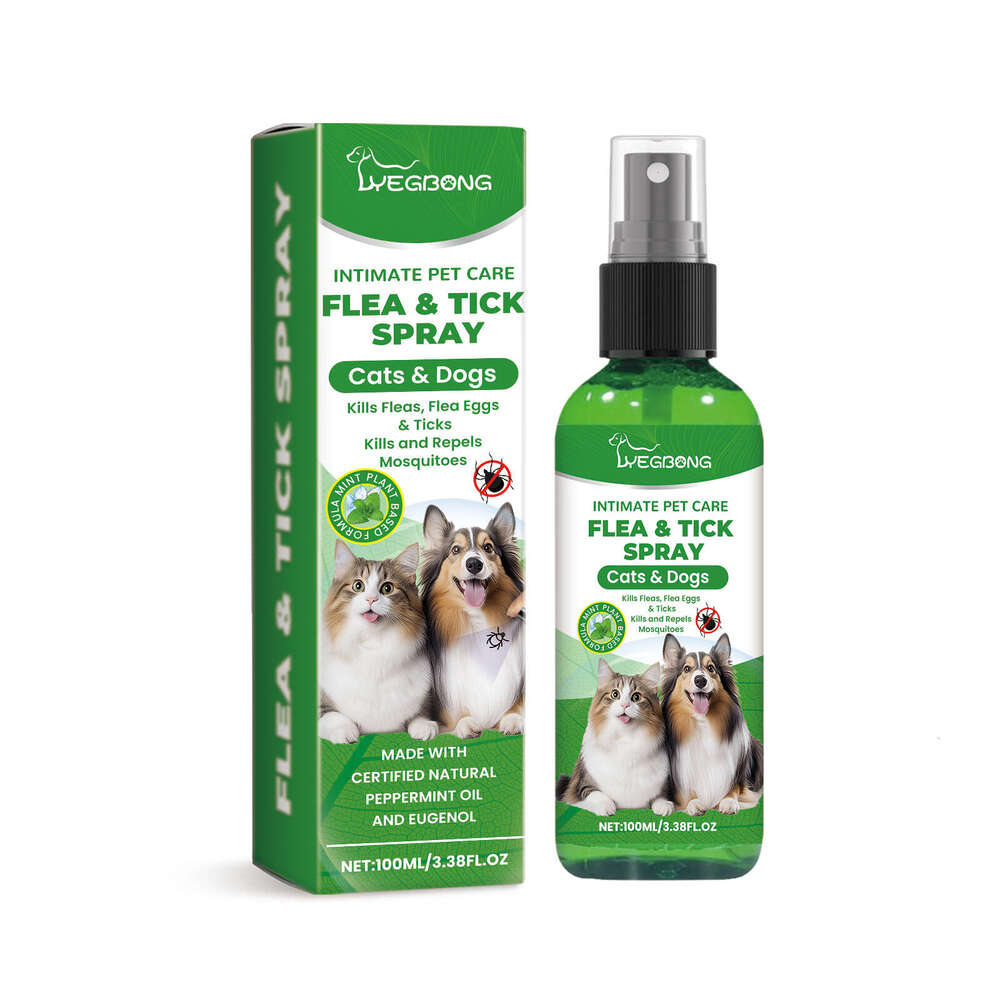 Yegbong Pet Spray Dog Cat Hair Skin Deworming Daily Gentle Cleaning Care Agent S260203