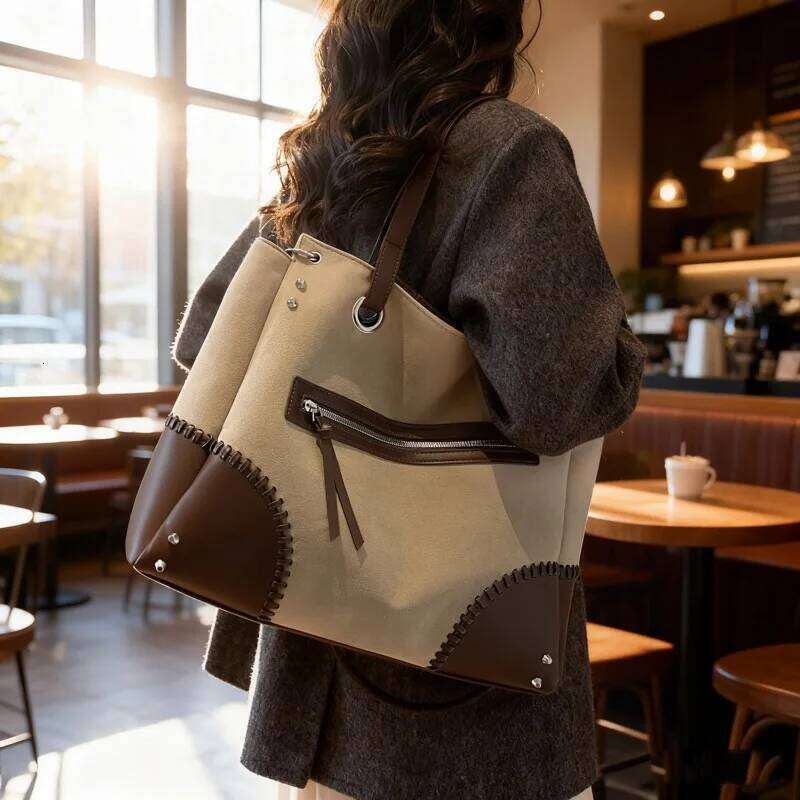 High Quality Trend Luxury Women's Tote Fashionable Designer Large Capacity Crossbody Bags for Women Daily Commute Work Bag C260204