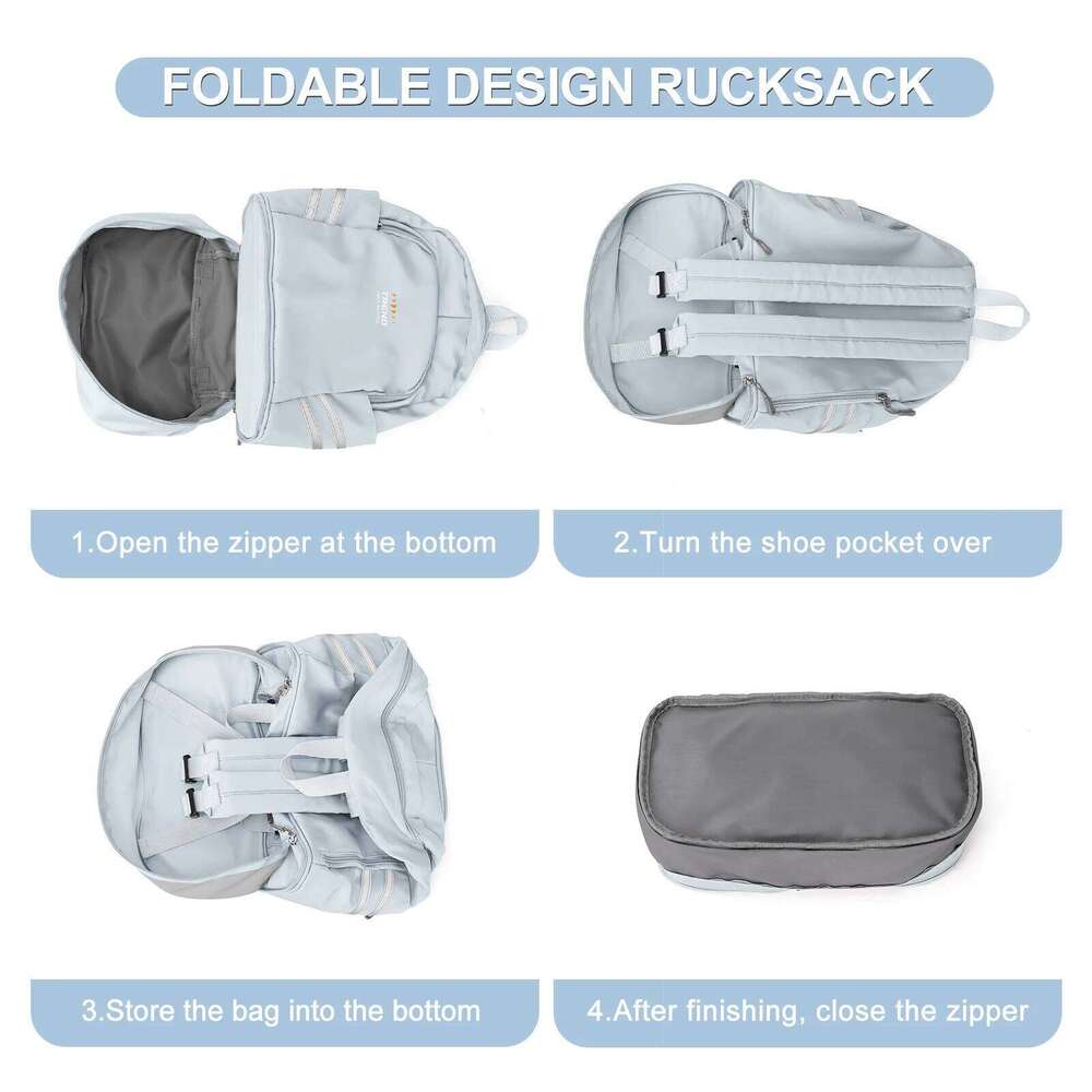 for Women with Shoes Compartment & Wet Pocket Lightweight Large Travel Waterproof Sports Backpack Gym Bag Z260204