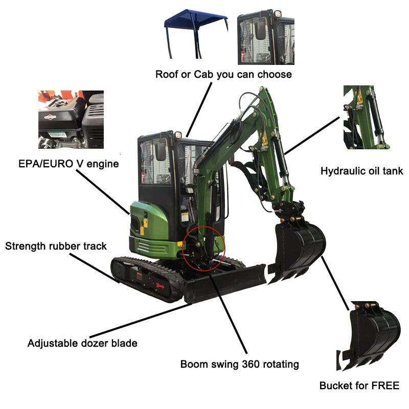 Crawler Mini Excavator 2.6 Ton High Ground Stability for Slope Work Reliable Small Tracked Digger for Hilly Terrain and Grading Tasks